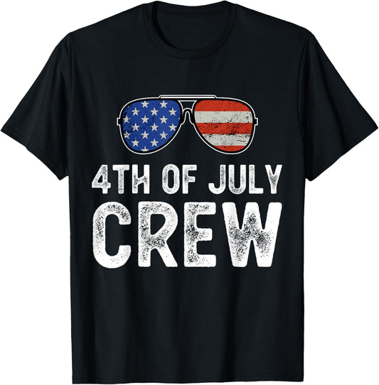 4th of July Crew Matching Family Outfits Men Women Kids Fun T-Shirt