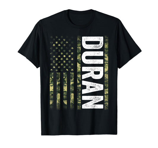 Duran Vintage Us American Flag Retro For Men Women T-Shirt