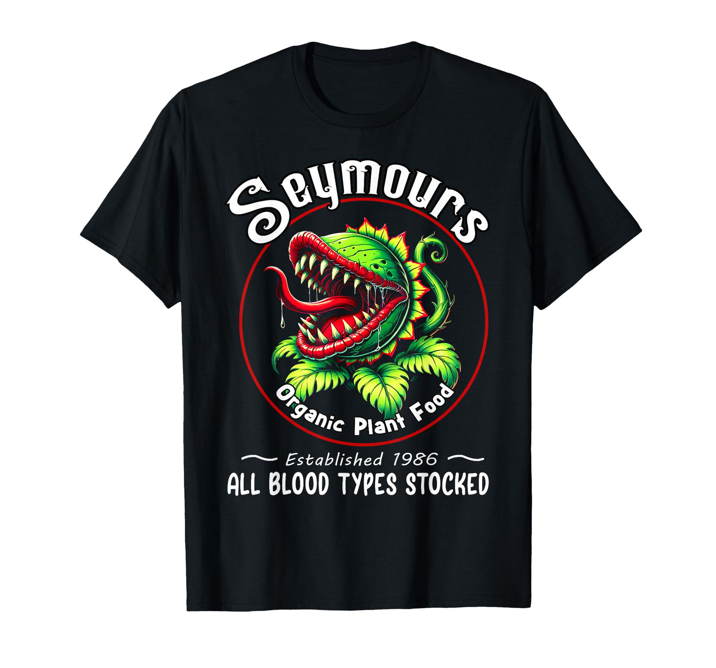Organic Plant Food Humor Horror Retro Apparel T-Shirt