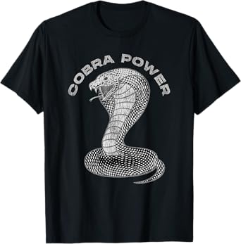 Vintage Distressed King Cobra Power Snake Muscle Car Karate T-Shirt