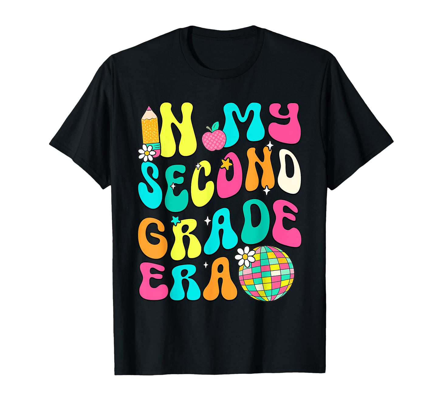 In My Second Grade Era 2nd Grade Girl Teacher Back To School T-Shirt