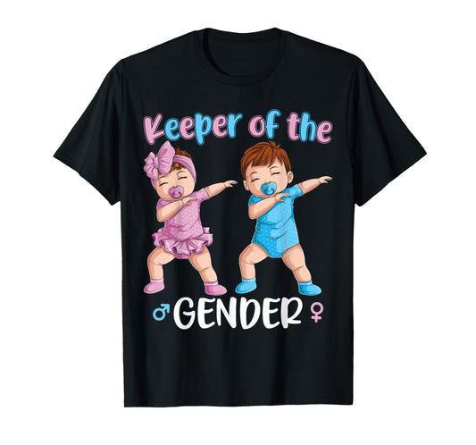 Keeper Of The Gender Reveal Party Baby Announcement Women T-Shirt