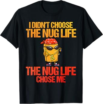Chicken Nugget Art For Men Women Kids Chicken Nugget Lover T-Shirt