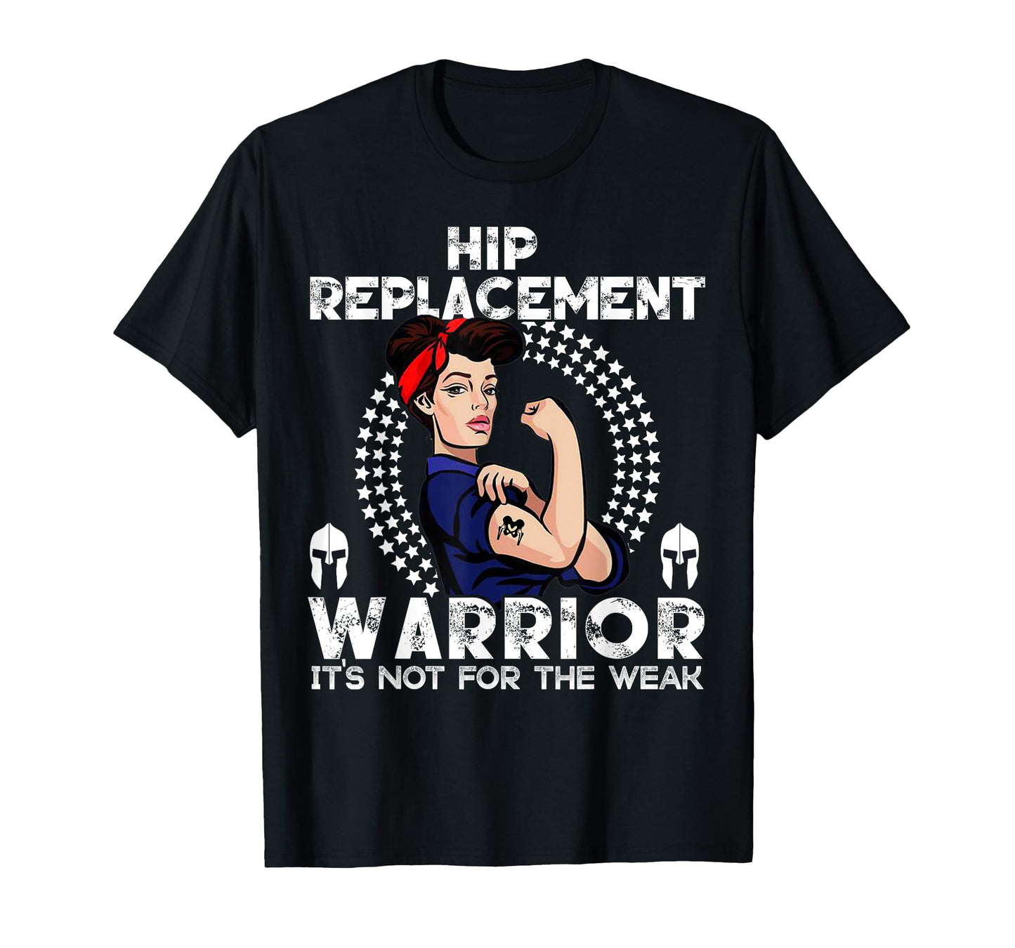 Hip Replacement women Tshirt Warrior Awareness Gift T-Shirt