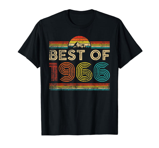 Best Of 1966 Vintage Year 1966 Classic Birthday Men Women T-Shirt
