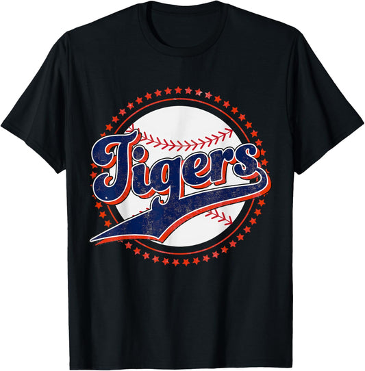 Classic Tigers Name Styles Funny Tiger Lover Animal Game Day T-Shirt
