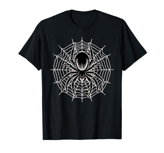 Halloween Spider with Web Vintage Costume Men Boys Kid Women T-Shirt
