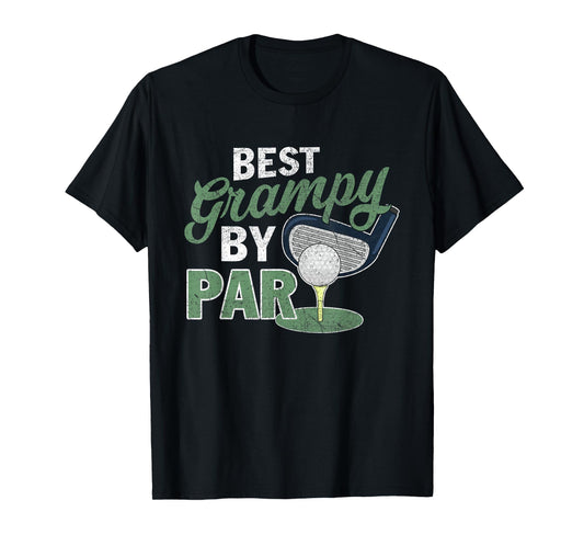 Best Grampy By Par T-Shirt Fathers Day Golf Sports T-Shirt