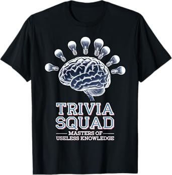 Funny Saying Trivia Squad 2025 Brain Trivia Night Team Group T-Shirt