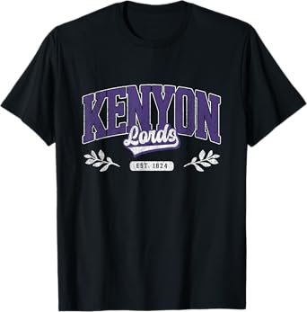 Vintage Kenyon Athletic Sports Tee Men Women T-Shirt