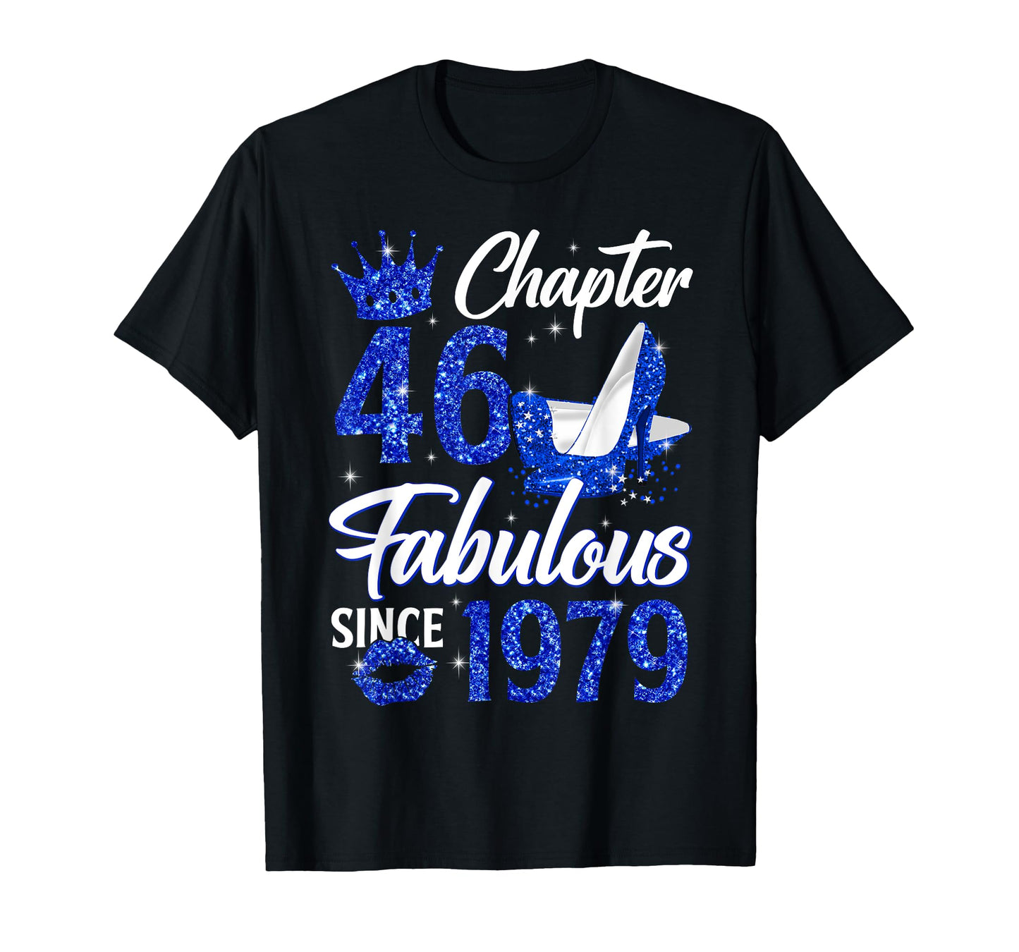 Chapter 46 Fabulous Since 1979 46th Leopard Birthday Queen T-Shirt