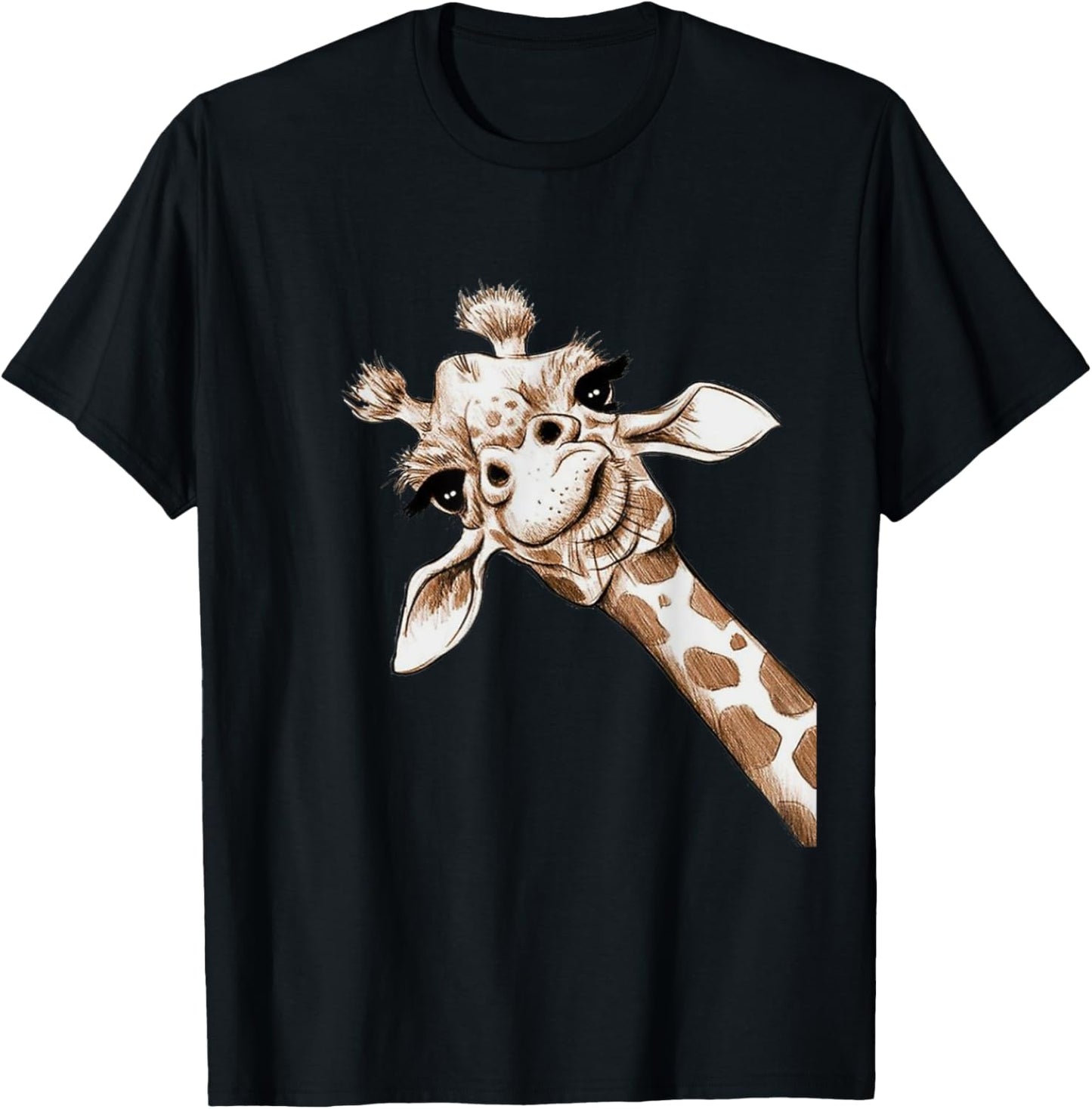 Love giraffe Women wildlife giraffe Lovers tee for kids girl T-Shirt