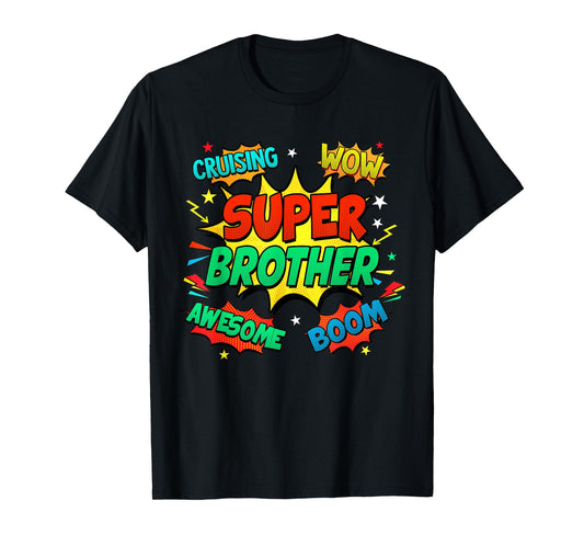 Superhero Brother Costume For Men Comic Book Birthday T-Shirt