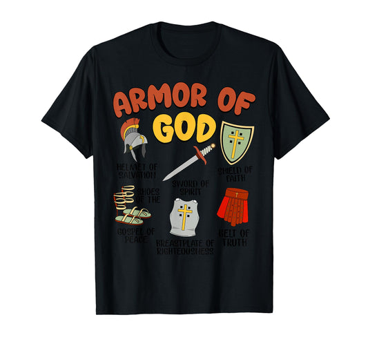 Christian Boys Armor of God Jesus is King T-Shirt