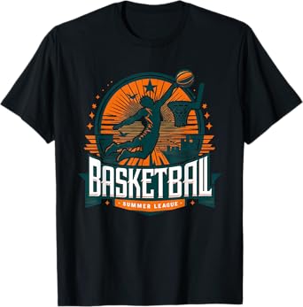 Basketball USA - Summer League Basketball Lover T-Shirt for Men Women Kids