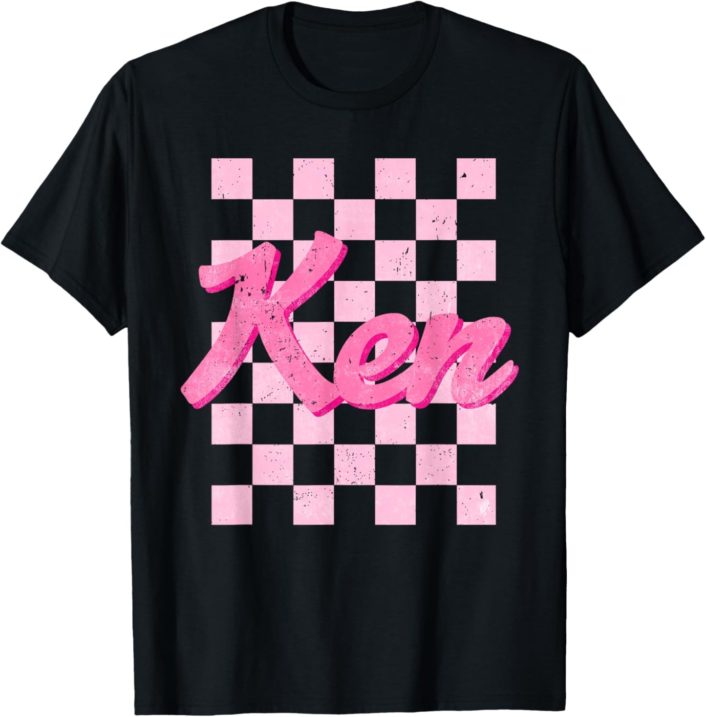 I Love Ken Personalized Classic Art Last Name Apparel T-Shirt