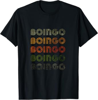 Love Heart Boingo Tee Grunge Vintage Style Black Boingo T-Shirt