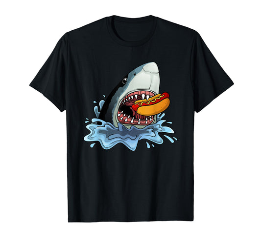 Cool Hot Dog Art For Men Women Kids Hotdog Lovers Hot Dog T-Shirt