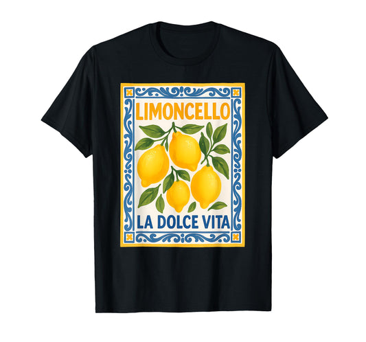 Limoncello La Dolce Vita Vintage Italian Lemons T-Shirt