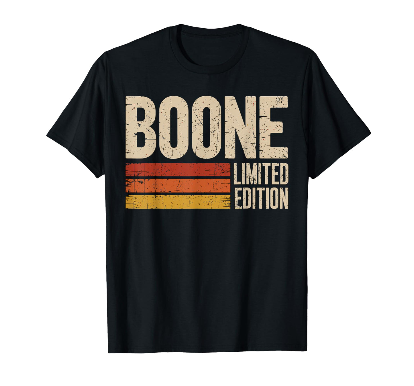 Boone Family Name I Love Boone Personalized Vintage T-Shirt