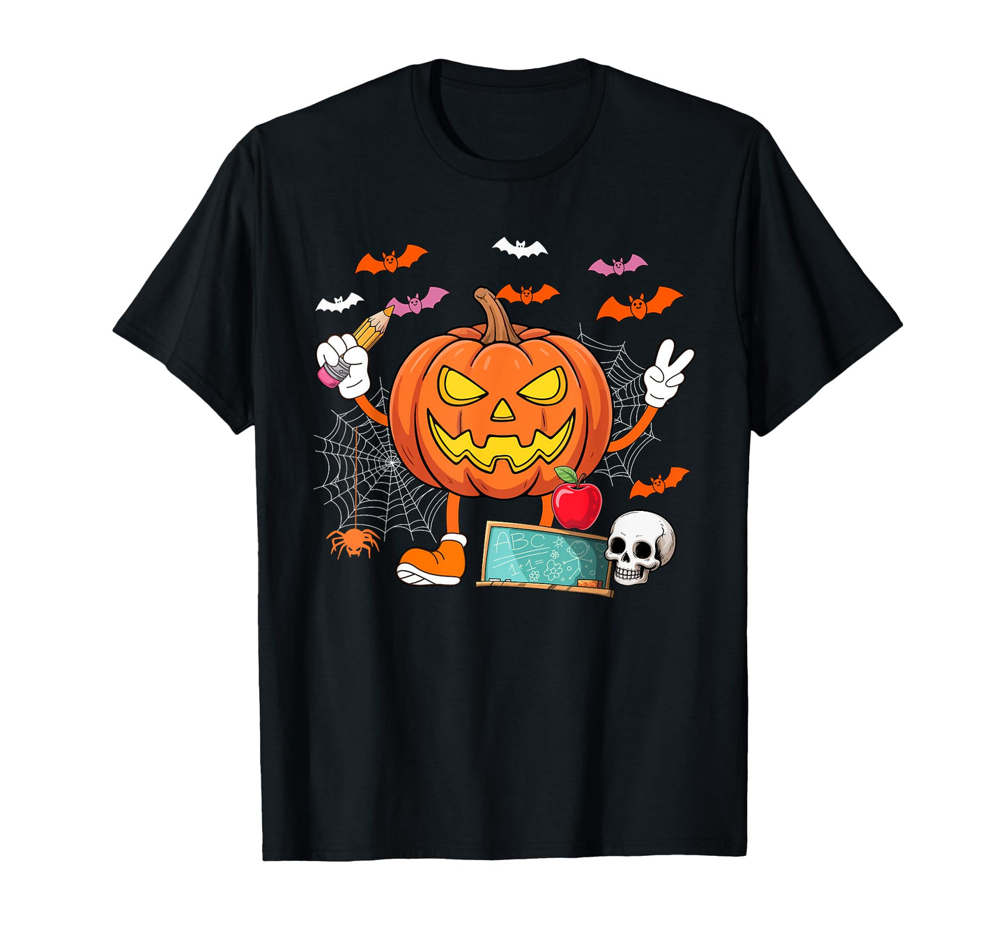 Paraprofessional Job Horror Carved Pumpkin Halloween Team T-Shirt