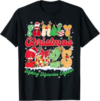 Family 2025 Christmas Team Santa Elf Squad Matching Group T-Shirt