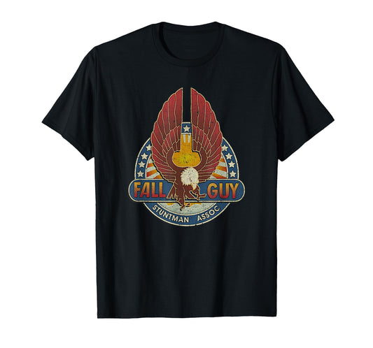 Vintage Fall Guy Stuntman Retro Stunt Distressed T-Shirt
