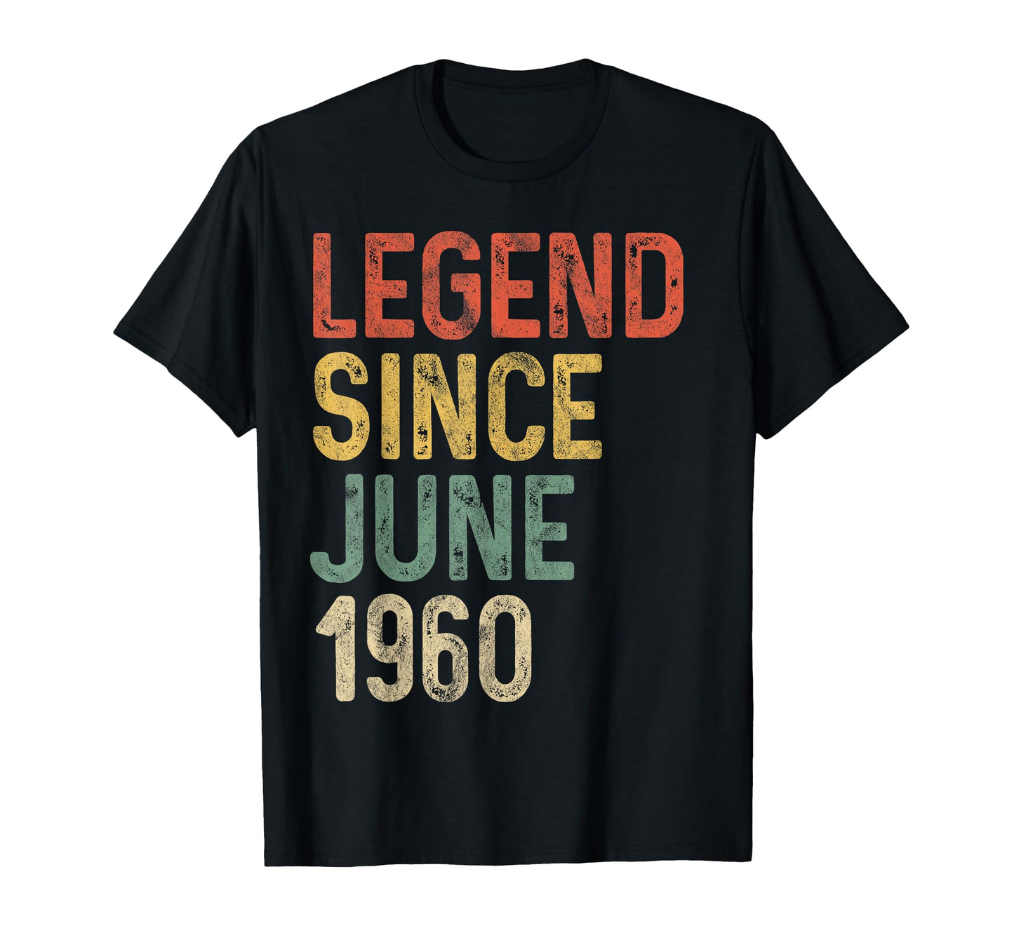 Legend 1960 65th Birthday Gifts for Men Women 65 Year Old T-Shirt