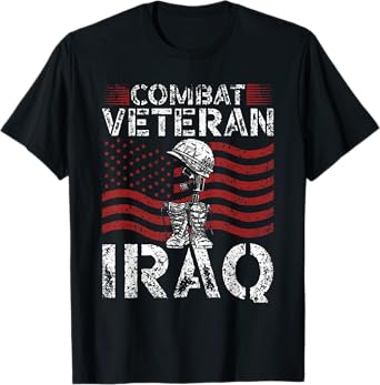 Combat Veteran Iraq Veterans Veteran's Day Combat Veteran T-Shirt