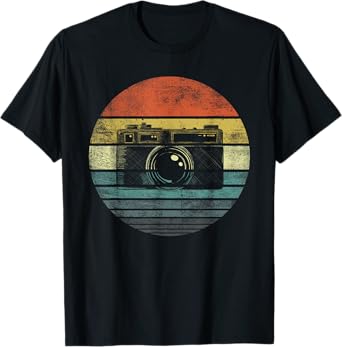 Retro Vintage Camera Photography Lover Photographer Gift T-Shirt
