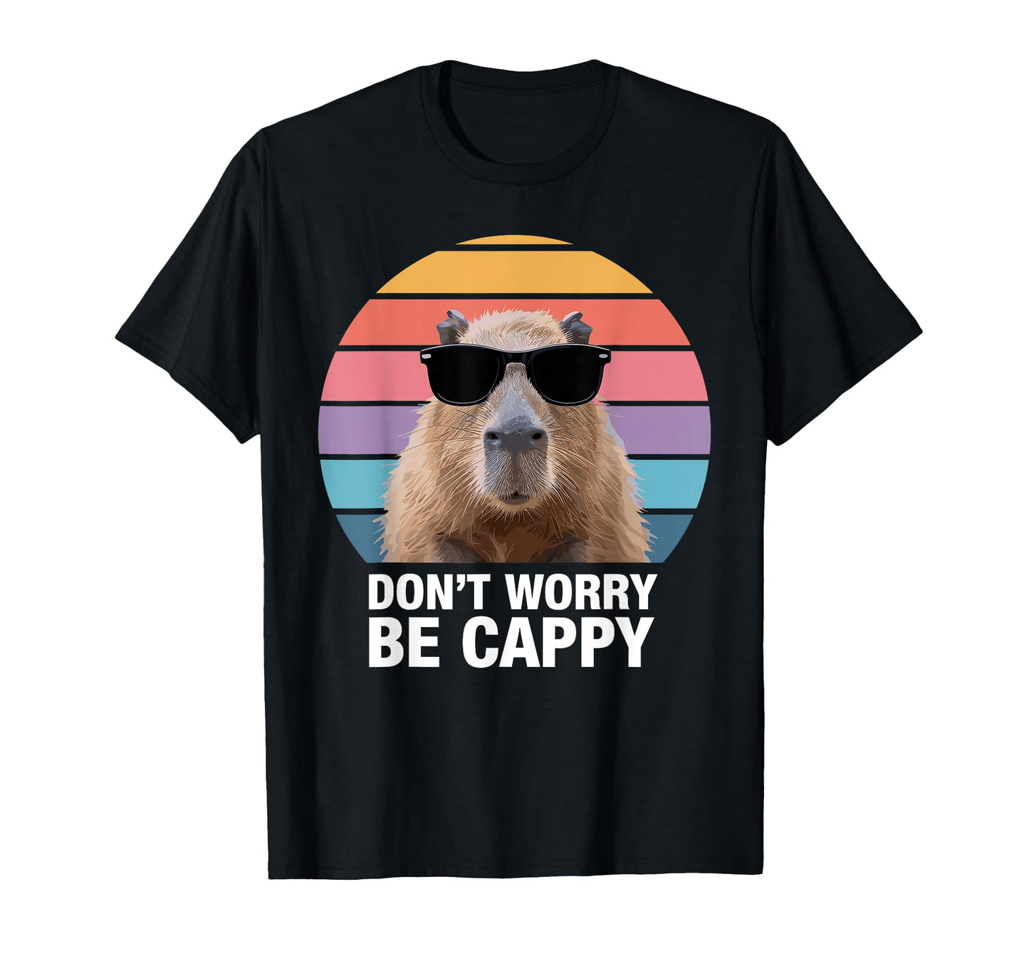 Funny Capybara Design for Men Women Adults Capybara Lover T-Shirt