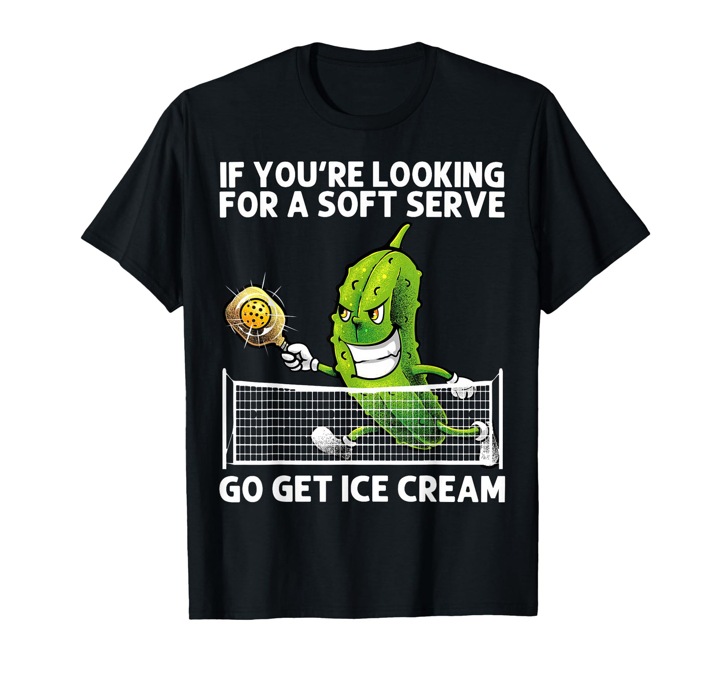 Pickleball Art For Men Women Grandpa Gag Pickle Ball Player T-Shirt
