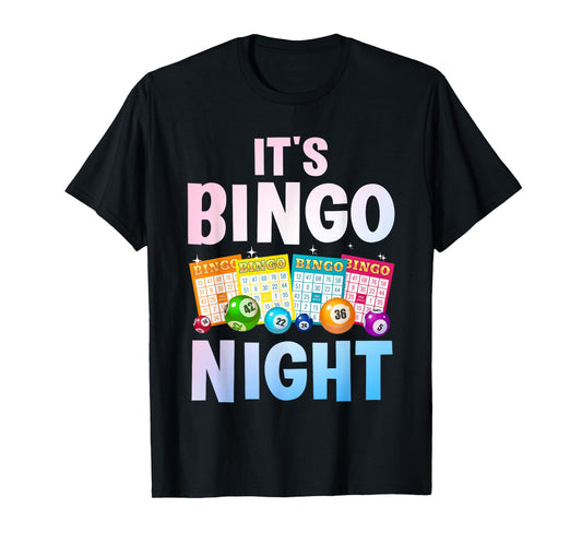 Cool Bingo Night Art for Men Women Bingo Lover Bingo Player T-Shirt