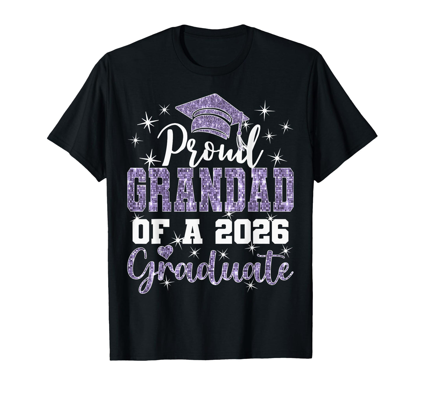 Super Proud Grandad of 2026 Graduate Graduation Family T-Shirt