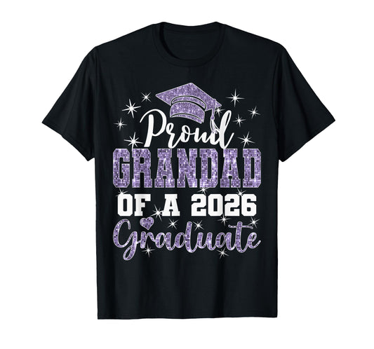 Super Proud Grandad of 2026 Graduate Graduation Family T-Shirt