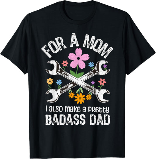 Funny Single Mom Fathers Day Single Mother Women's T-Shirt