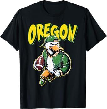 Classic State of Oregons Football Spirit Evergreen Sports T-Shirt