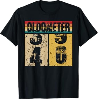 Oldometer 39-40 Shirt Funny 40th Turning 40 Birthday Gift T-Shirt
