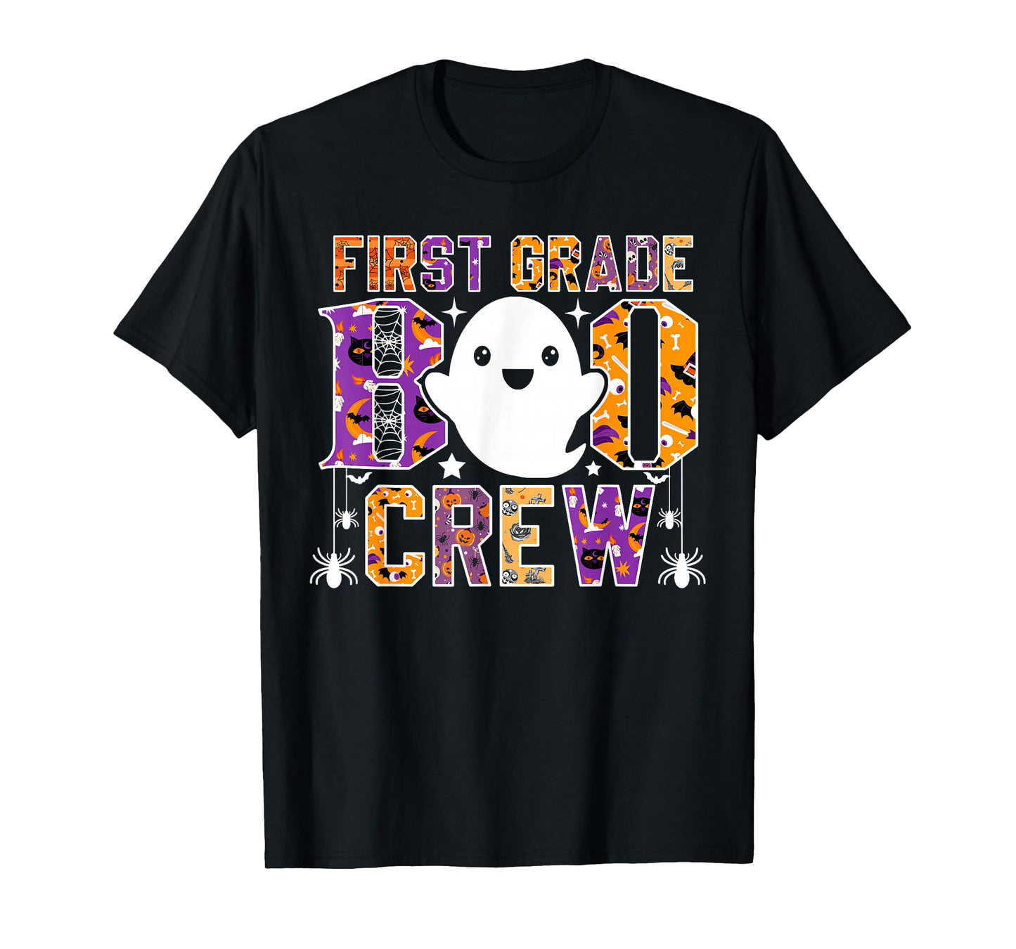 First Grade Boo Crew Teacher Student Halloween Costume T-Shirt