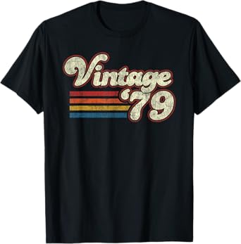 Retro Vintage 1979 Birthday T-Shirt