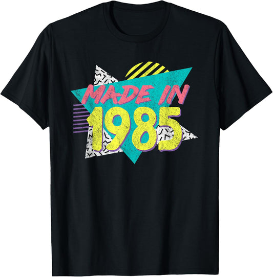 Made In 1985 Retro Vintage 40th Birthday T-Shirt