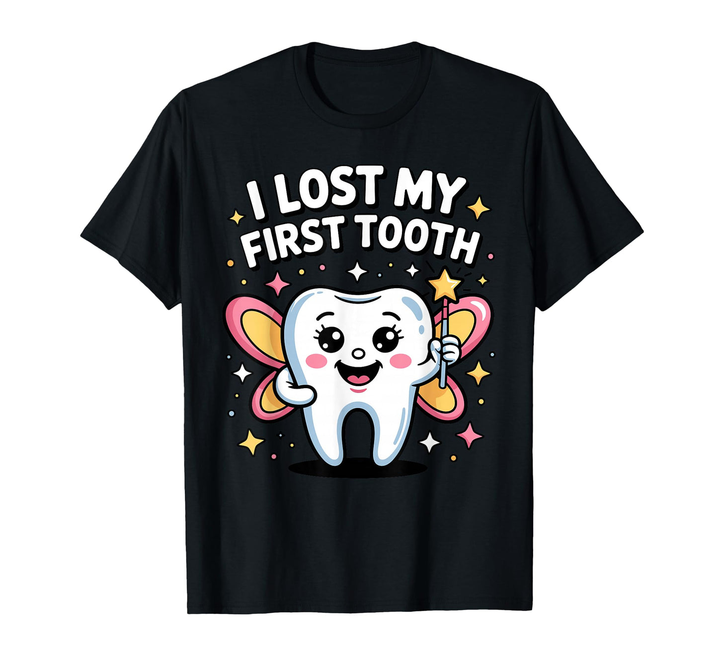 First Lost Tooth Design for Kids Boys Girls Lost First Tooth T-Shirt