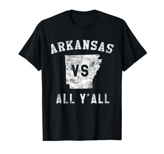 Arkansas vs All Yall for y'all Men Women Kids T-Shirt