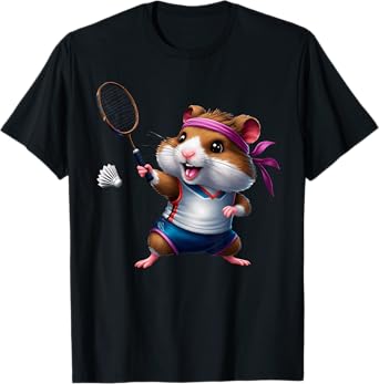Cute Badminton Design For Men Women Kids Badminton Lover T-Shirt
