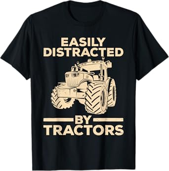 Tractor Art For Men Women Farming Agriculture Farmer Truck T-Shirt