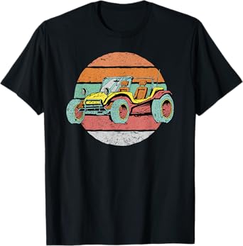 Retro Vintage Dune Buggy Off Road Course T-Shirt