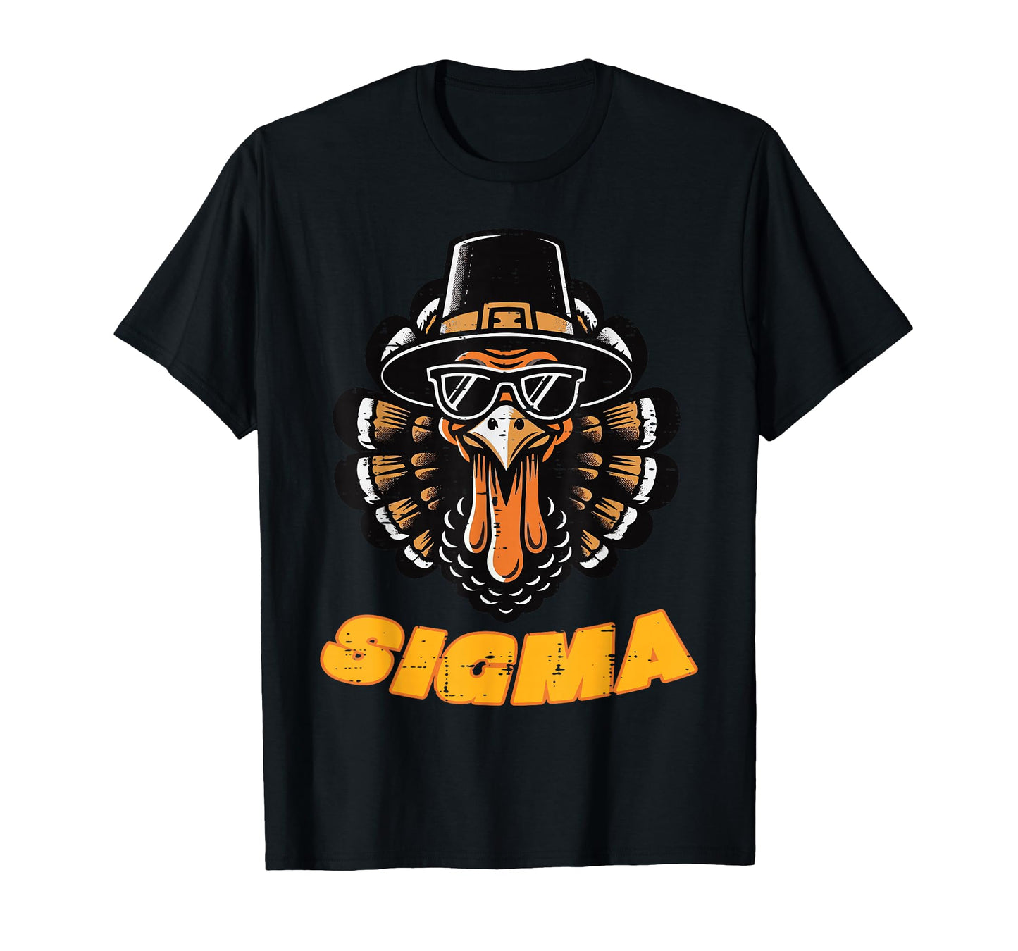 Thanksgiving Turkey Sigma Cool Meme Fall Men Boys Kids Teen T-Shirt
