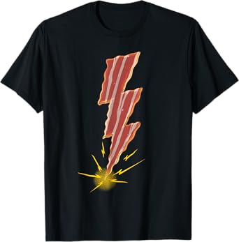 Cool Bacon Design For Men Women Kids Meat Food Bacon Lovers T-Shirt