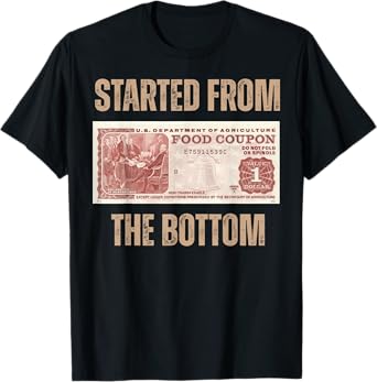 Started from Food Stamp Amounts In Each State the bottom T-Shirt