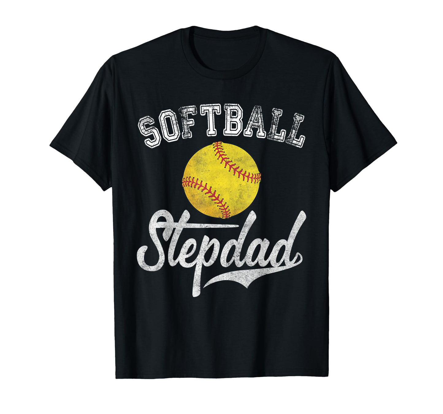 Softball Stepdad tshirt Sport Stepfather T-Shirt
